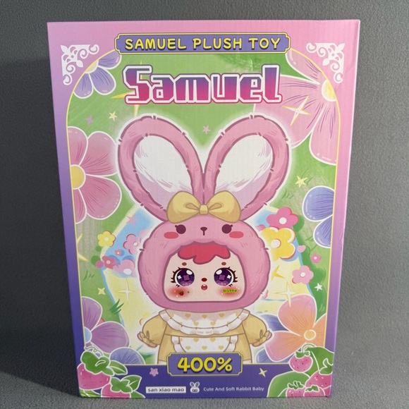 Confirmed - Authentic Samuel 400% Cute And Soft Rabbit - Blue Rabbit - Picture 6 of 8